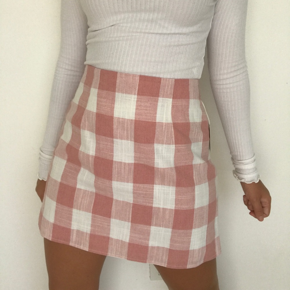 Plaid Mini Skirt